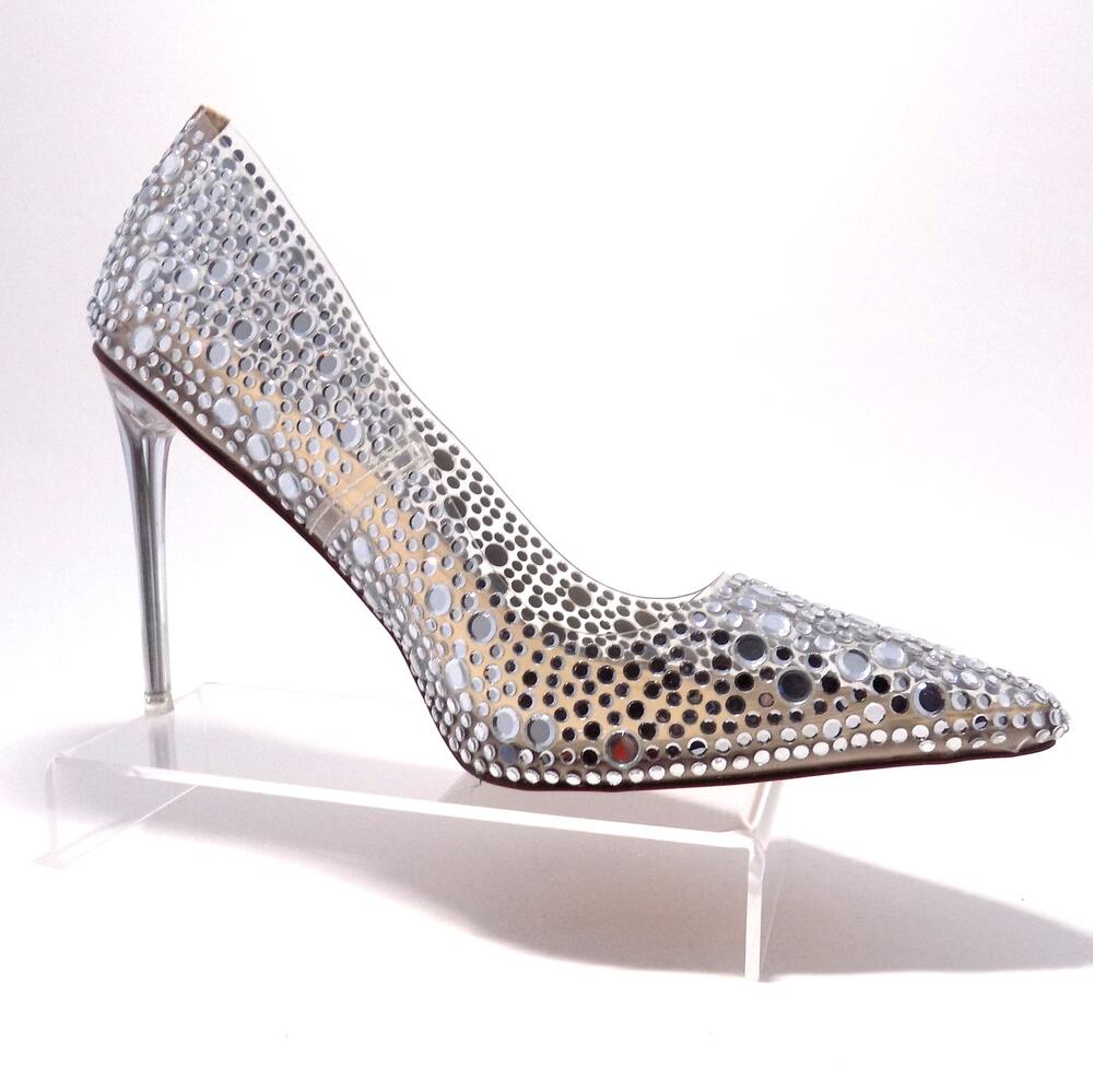 AZALEA WANG GARNET SILVER PUMP- Women's Size 11- Brand New